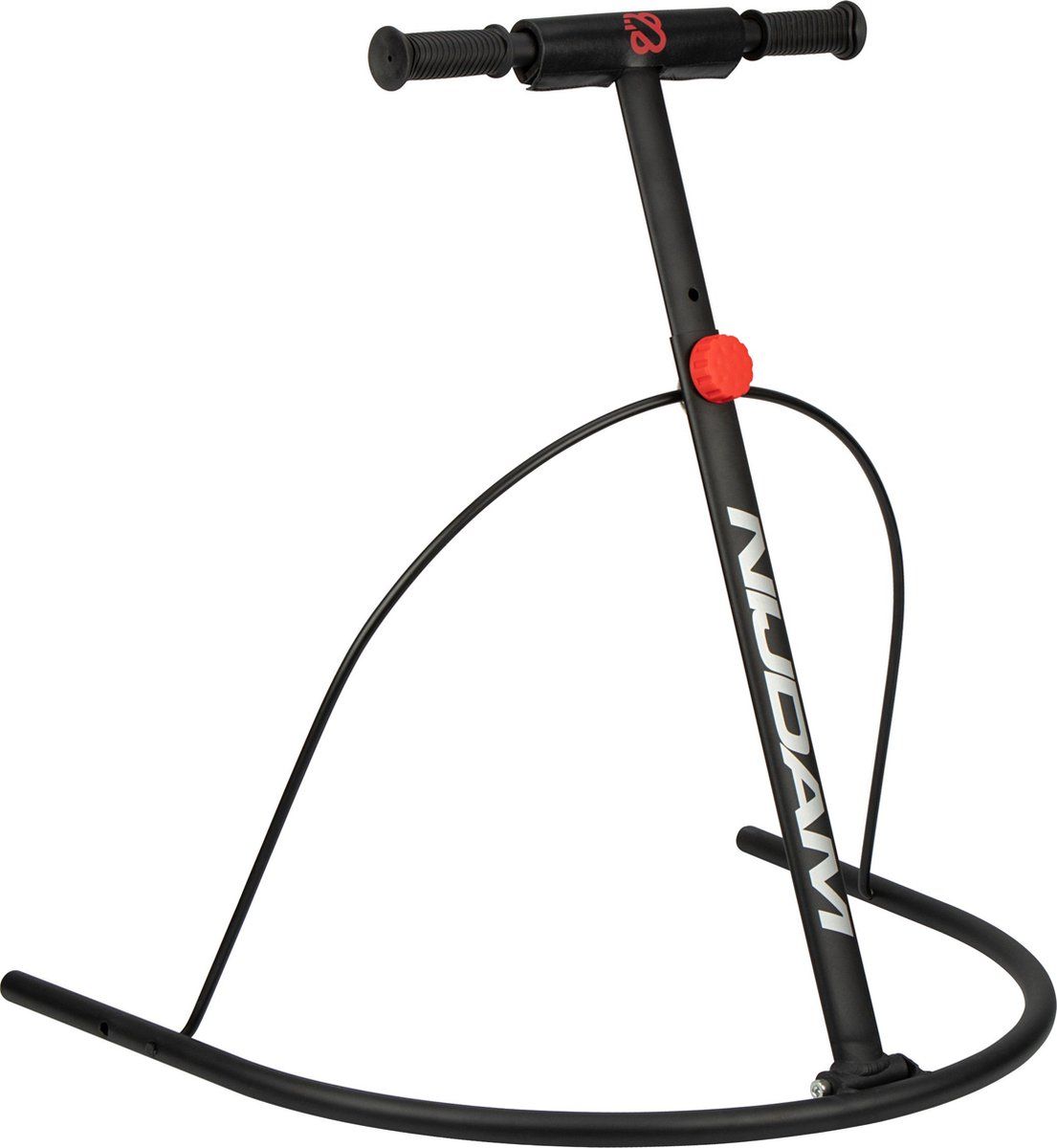 Nijdam Knight Glider - Schaatshulp - Inklapbaar Aluminium - Zwart/Rood