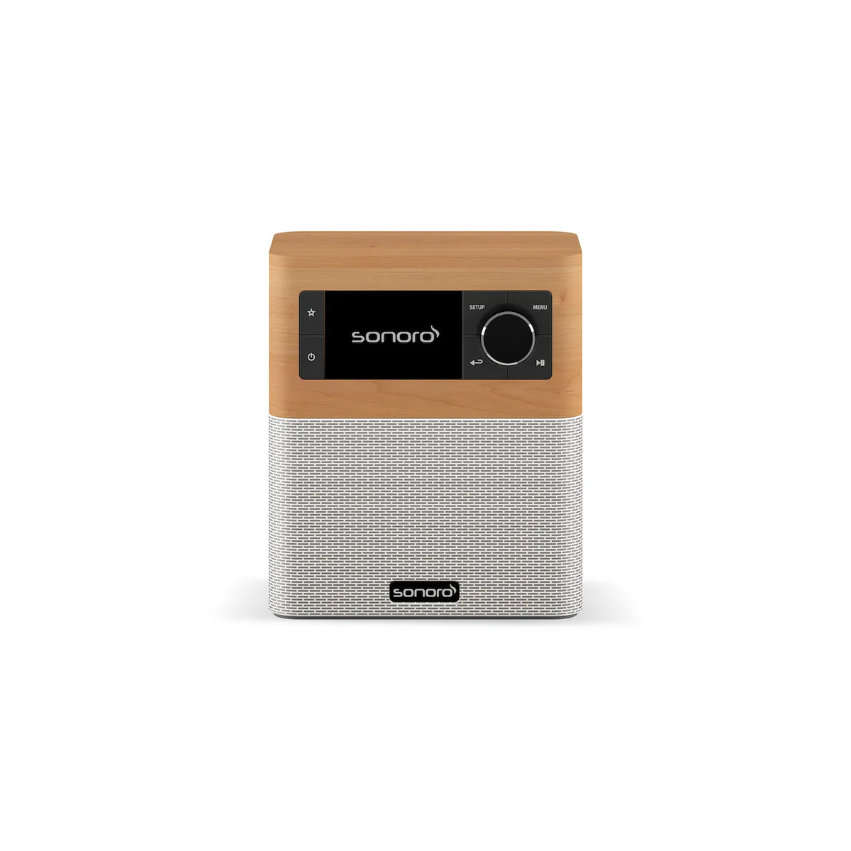 Sonoro Stream - Compacte badkamerradio - DAB+ internetradio Bluetooth - Wit