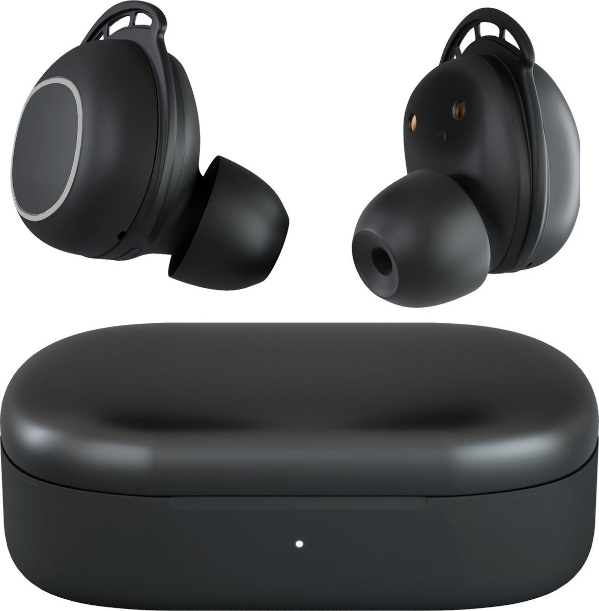 Smartify Zwart Sport Plus - Draadloze Oordopjes - Extra Bass - Waterbestendig - Bluetooth