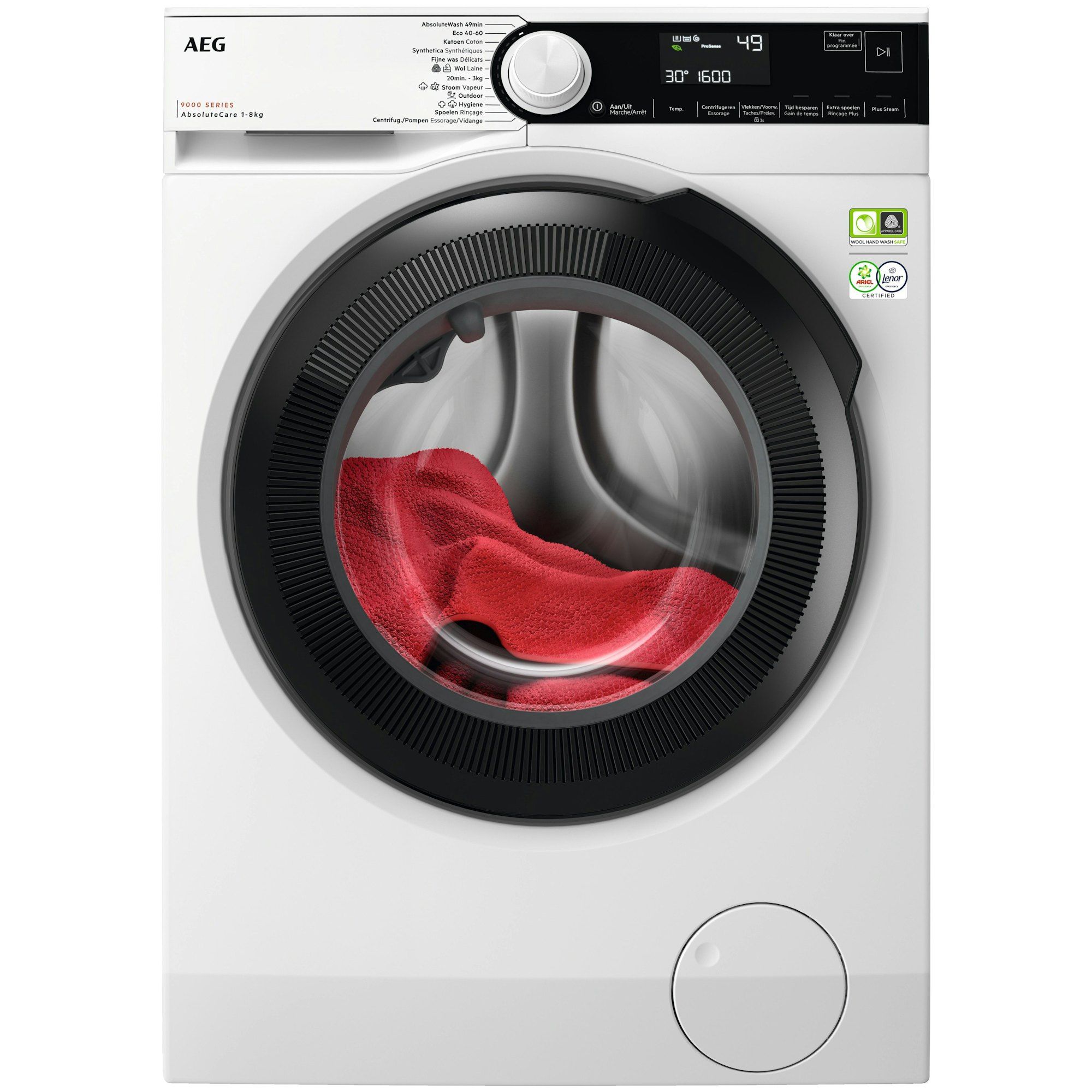 Aeg LR9586BN4 - Wasmachine - Energiezuinig - AbsoluteCare Technologie