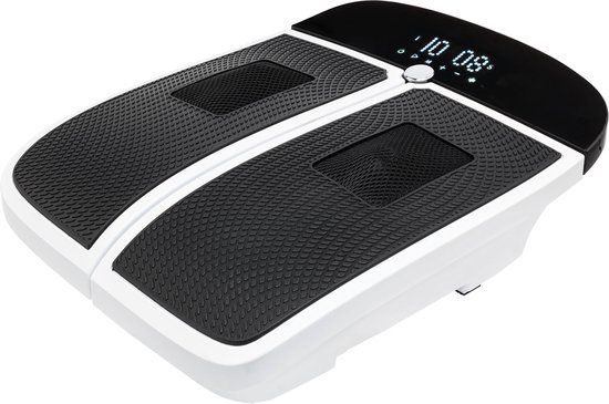 Bioenergiser Vibration Leg Trainer - 2-in-1 Been- en Voetmassage Apparaat - Verlicht Zware Benen en Pijnlijke Voeten - Wit