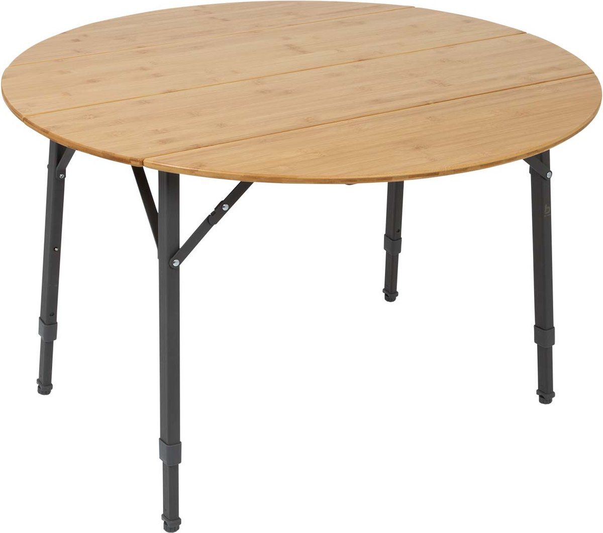 Bo-Camp Poundbury - Urban Outdoor - Ronde Bamboe TafelØ 90 Cm - Verstelbaar