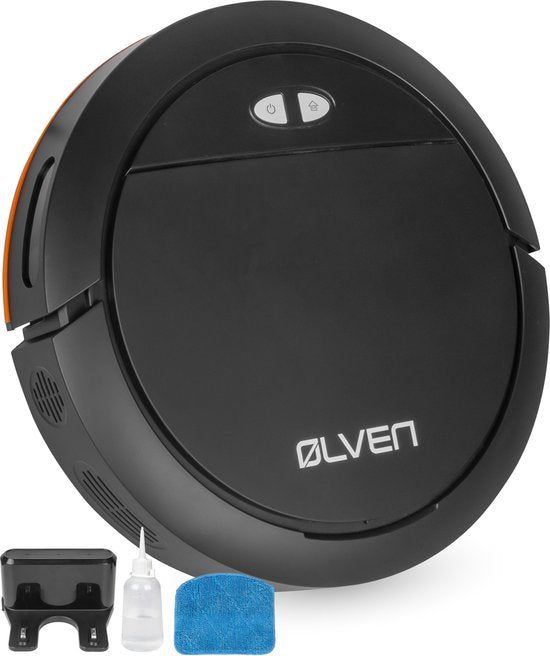 Ølven Robotstofzuiger Met Dweilfunctie - App - Laadstation - Geschikt Voor Huisdieren - Dweilrobot
