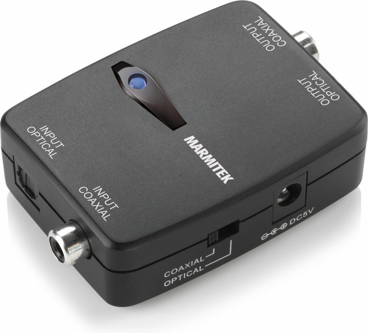 Marmitek Connect TC22 - Audio Converter - Toslink Naar Coaxiaal En Vice Versa - 2 Tot 5.1 Kanaals