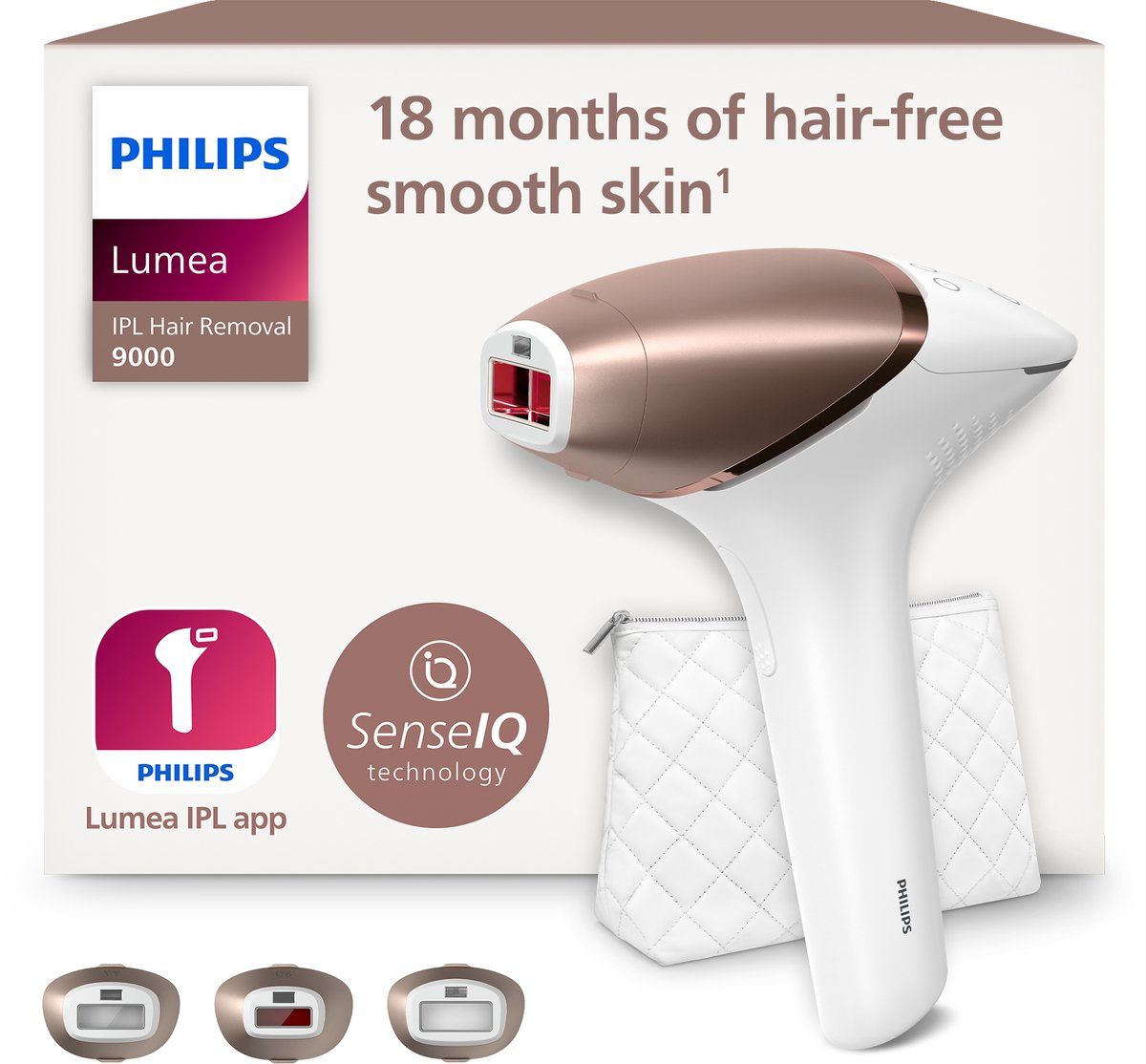 Philips Lumea Prestige 9000 Series BRI955/00 - IPL Ontharingsapparaat - Draadloos - Wit