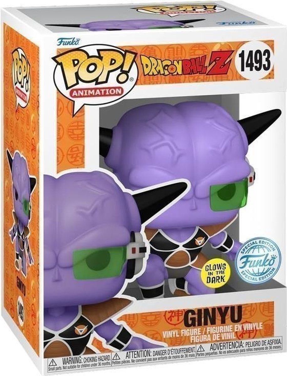 Funko - Dragon Ball Z - Ginyu (Glow In The Dark) Pop! - 9, 5 Cm