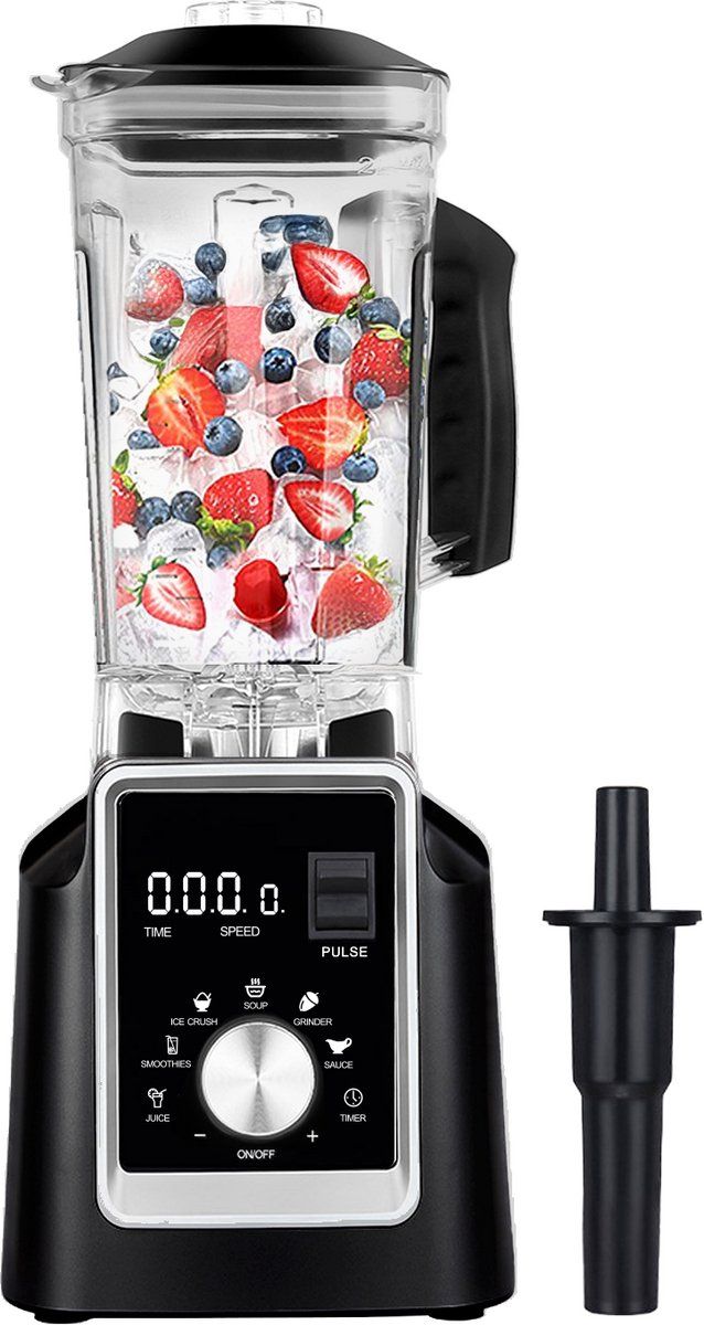 Vaive Pro+ Power Blender - 2L - 2200W - 9 Snelheden - Smoothies & IJscrushen