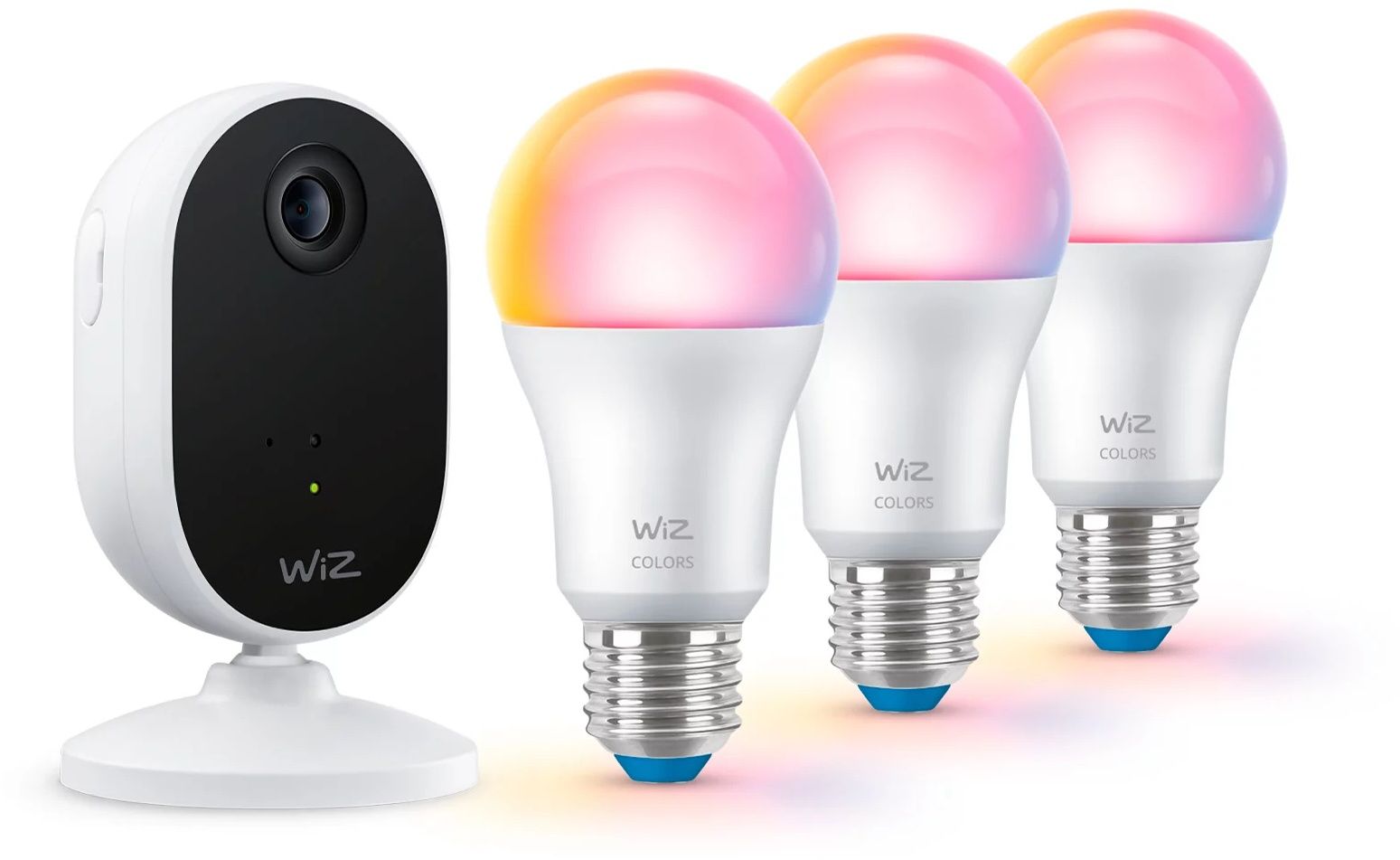 WiZ Home Monitoring - Starterkit - Inclusief camera en 3 lampen