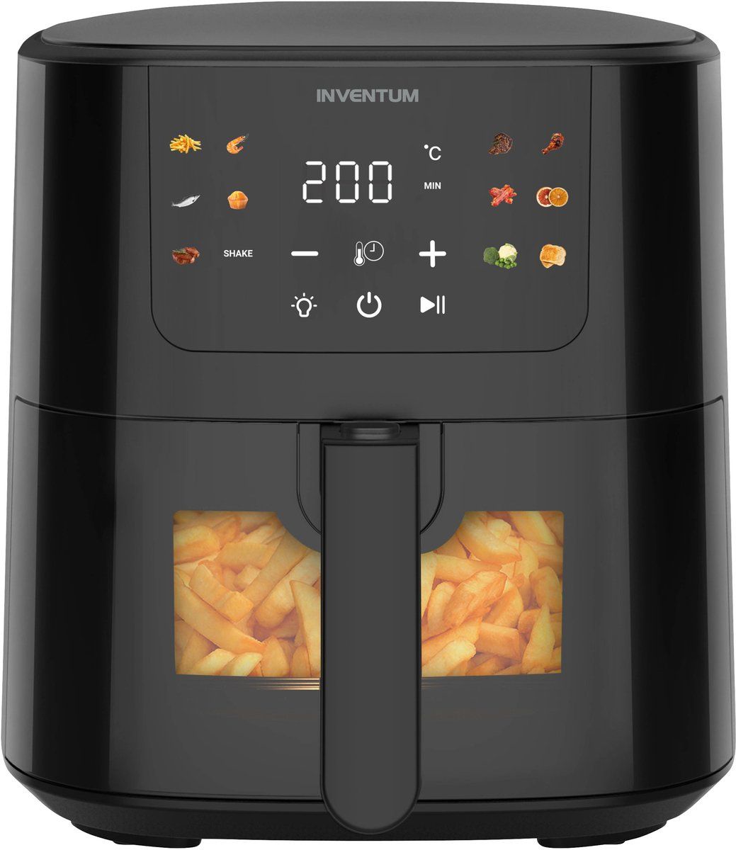 Inventum GF502HLDB - Airfryer - 5 liter - 11 automatische programma's - Zwart