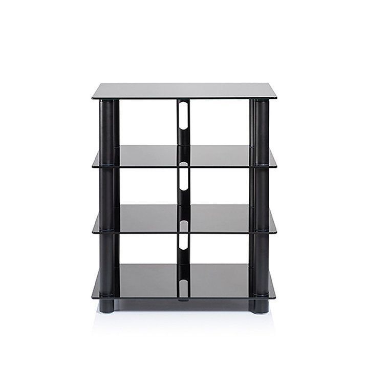 NorStone Epur 4 - Audio Meubel - Gehard Glas - Zwart