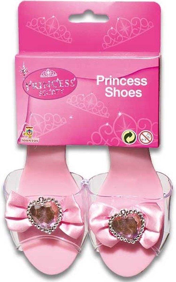 Johntoy Princess Secret - Prinsessenschoentjes - Strik Met Hartje - Roze (2 Stuks)