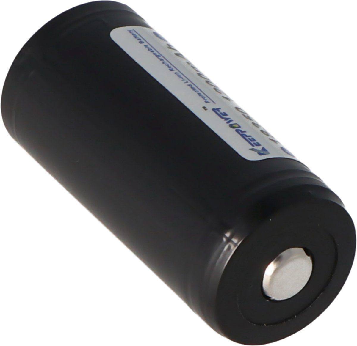 Keeppower 18350 - 1200 mAh, 3,6 V - 3,7 V Li-ionbatterij beschermd, afmetingen noteren ca. 39x18,6 mm