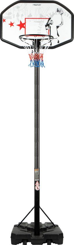 Avento Fast Break - Verplaatsbare Basketbalstandaard - Verstelbaar 200-305 Cm