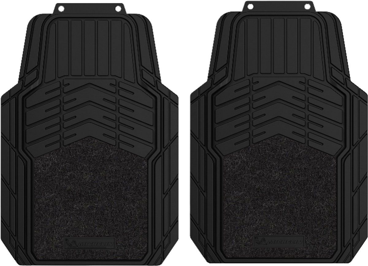 Michelin 2 Automatten Universeel - Rubber/Tapijt - Antislip - Zwart