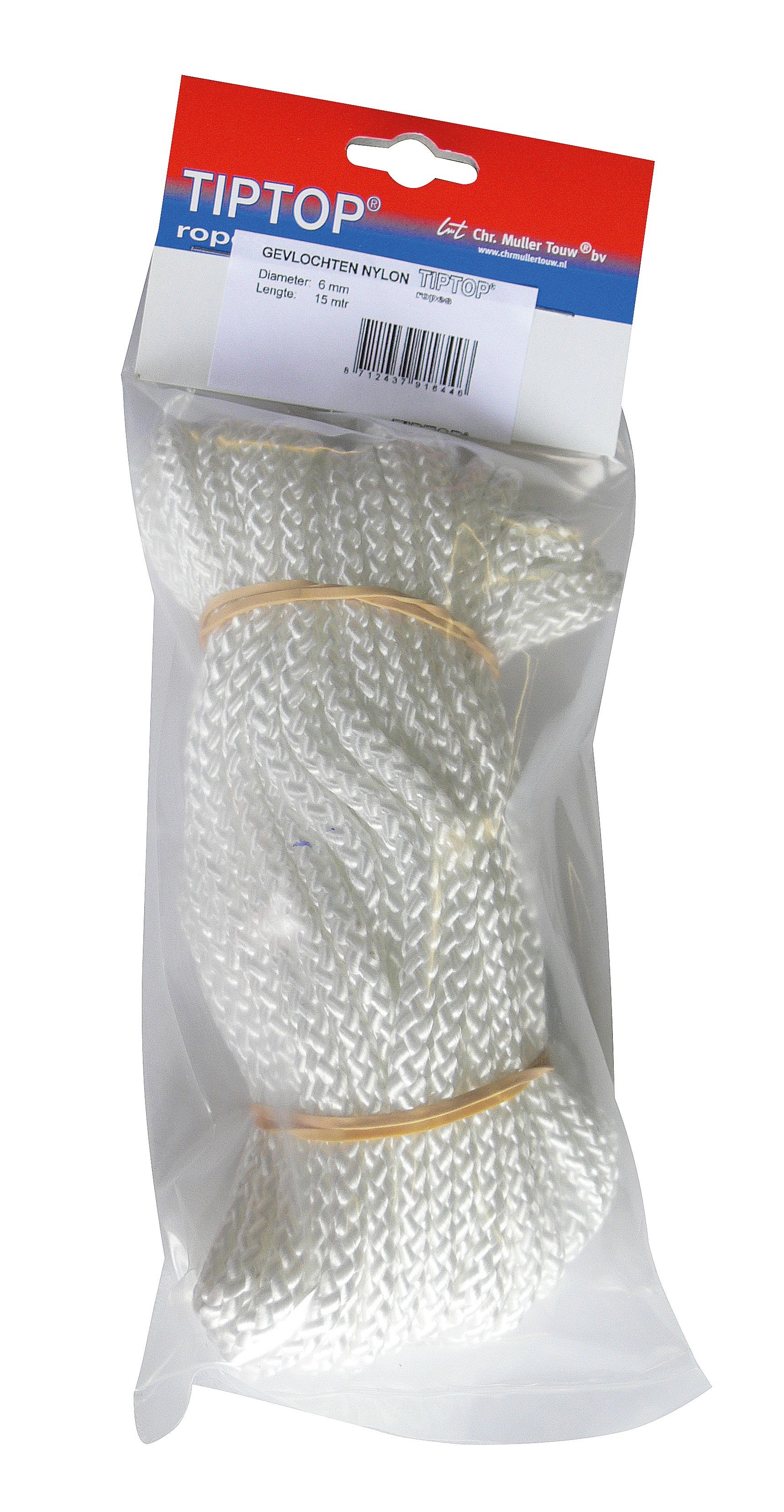 Erro Nylon Touw - Gevlochten 6mm - 15m