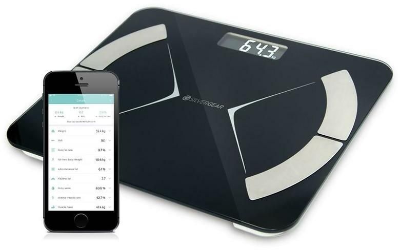 Zwart - 14x Lichaamsanalyse Weegschaal Personenweegschaal Digitaal