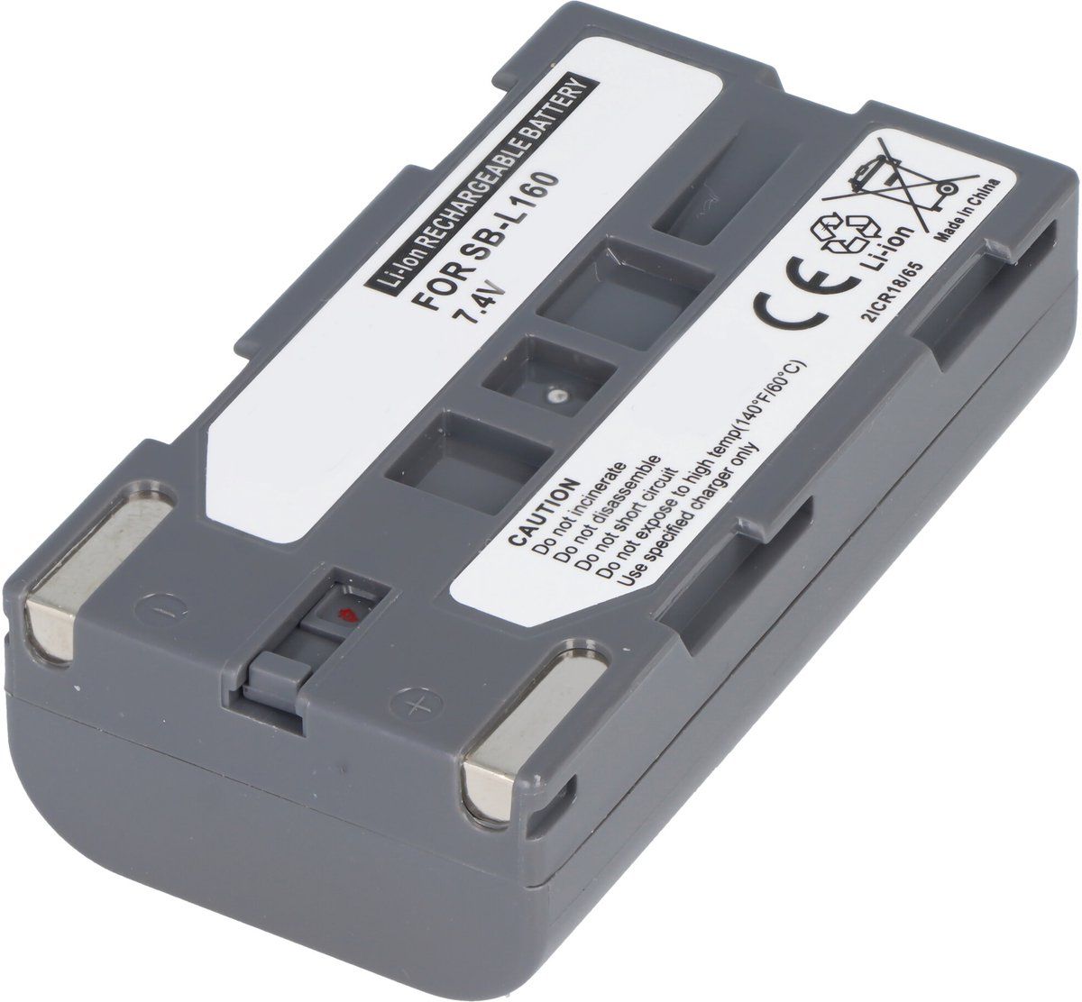 AccuCell-batterij geschikt voor Medion SB-L160, Samsung SB-L110A