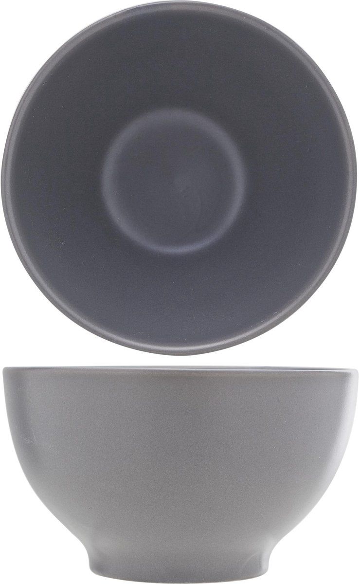Cosy & Trendy Serena - Kom - Ø 14 cm - 65 cl - Donkergrijs - Set-16
