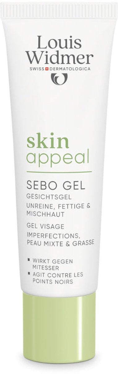 Louis Widmer Skinappeal - Sebo Gel - Voor Onzuivere En Vette Huid - 30 Ml