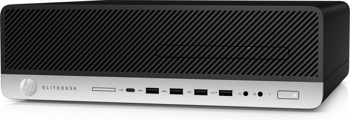HP EliteDesk 800 G4 - SFF PC - Intel® Core™ i5-8500 8 GB DDR4 256 GB SSD Zwart Zilver refurbished, photo 2