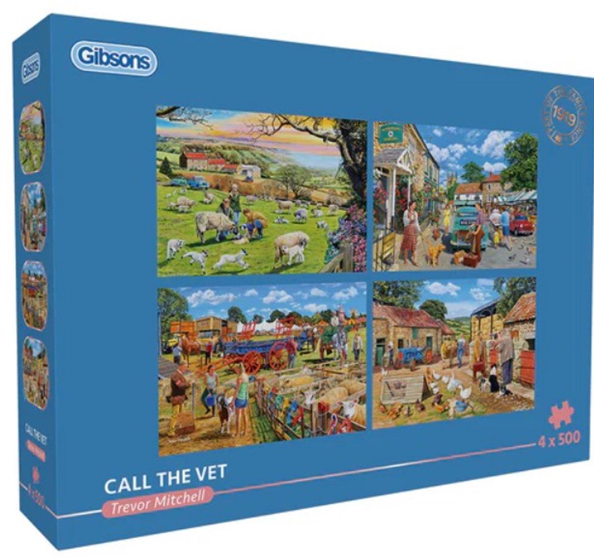 Gibsons - Call The Vet - Legpuzzel 4×500 Stukjes 48×34cm (b×h)
