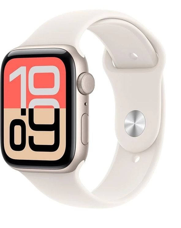 Apple Watch SE 3 - Wifi - 44mm - Starlight Aluminium Case with Starlight Sport Band - M/L