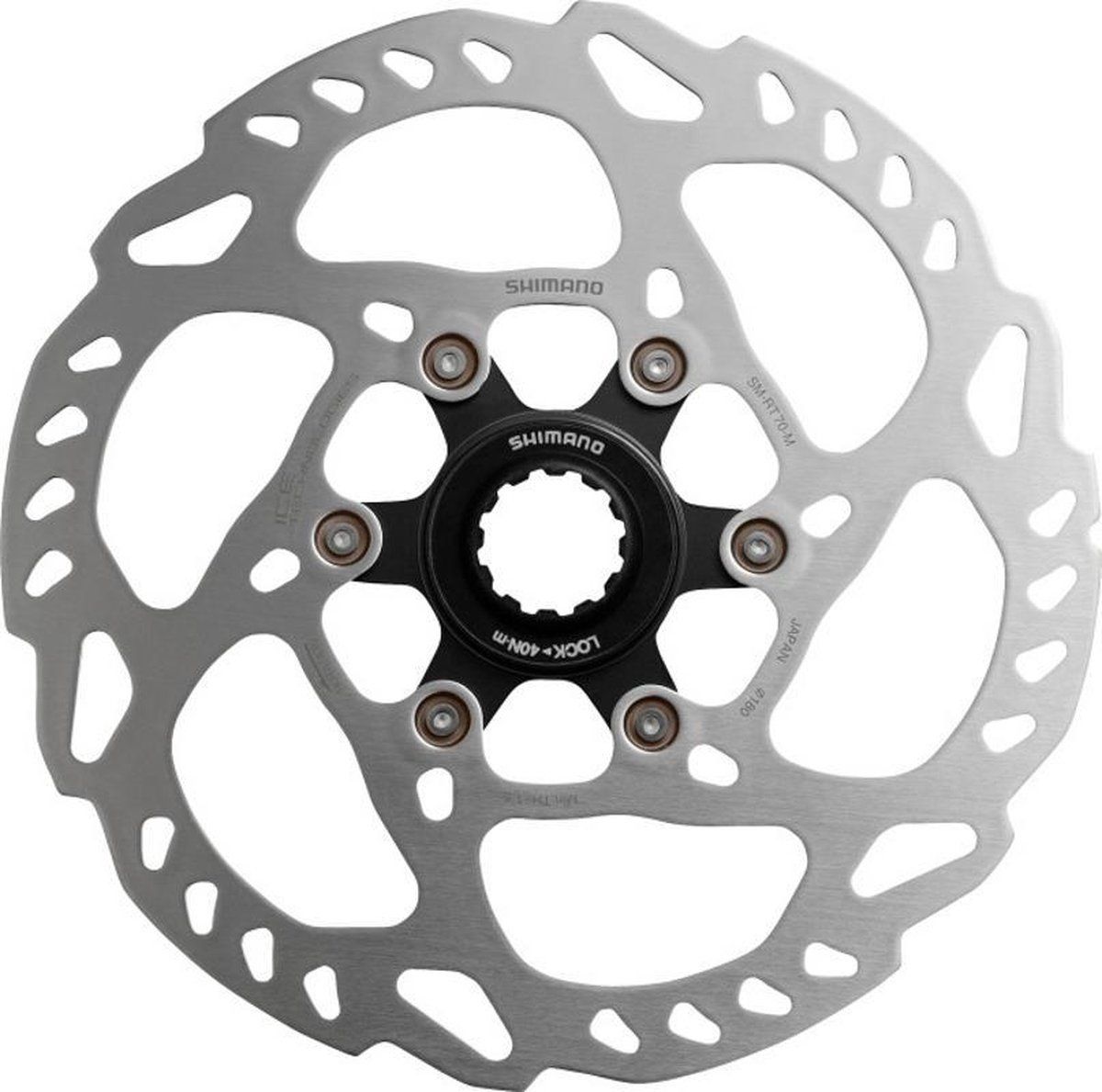 Shimano Slx Sm-RT70 - Remschijf 160 Mm - 6-gaats - Zilver