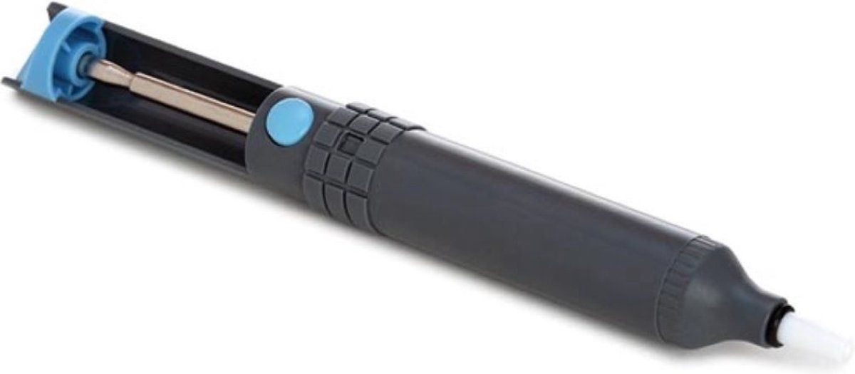 Velleman krachtige desoldeerpomp, manueel, grijs/blauw