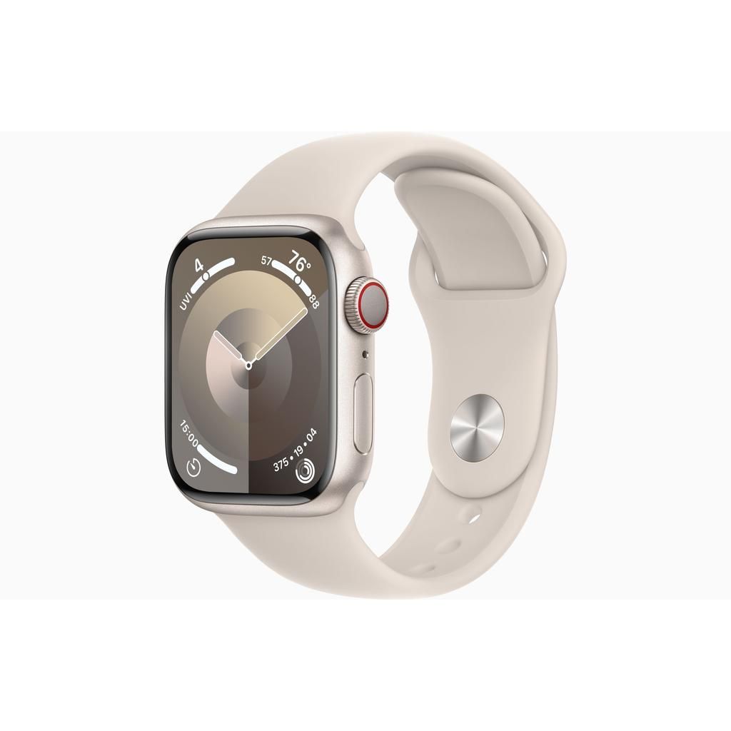 Apple Watch Series 9 - 41mm - Aluminium - Sterrenlicht - GPS + Cellular refurbished, photo 4