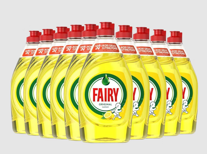 10x Fairy Afwasmiddel Platinum Lemon 320 ML