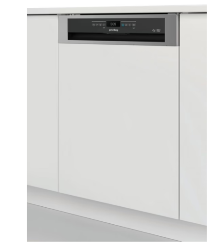 Privileg RBO3T131AFX - Inbouw Vaatwasser - 60 cm - 14 Couverts - Besteklade - 41 dB - Energieklasse D