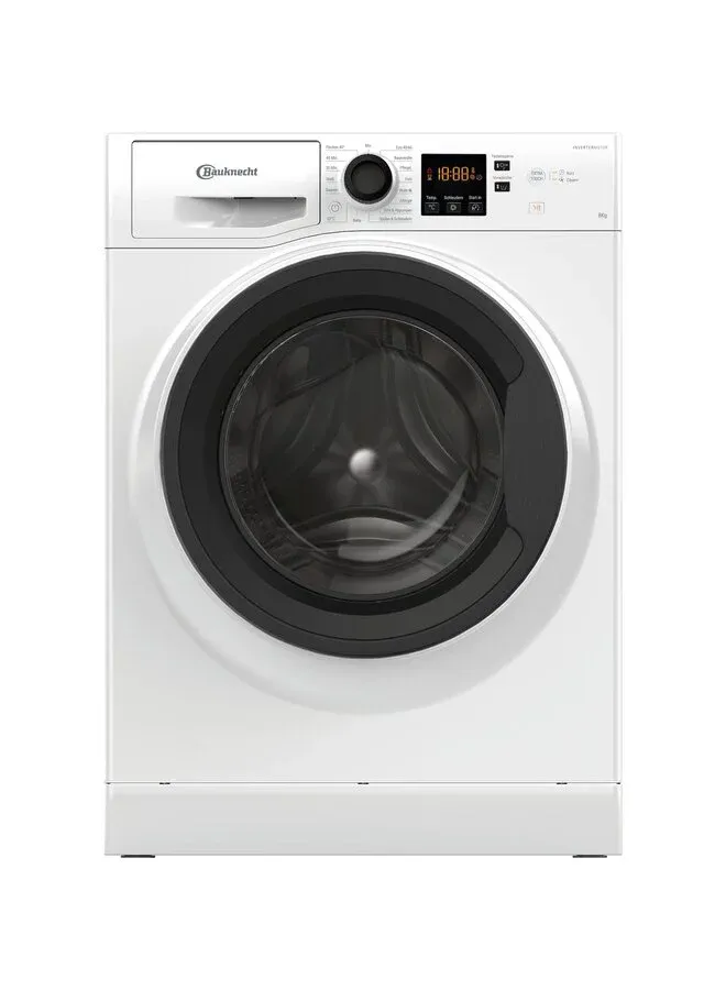 Bauknecht SuperEco845A - Voorlader wasmachine - 8 kg - 1400 tpm - Wit