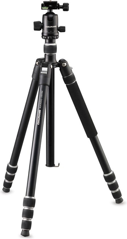 Cullmann Nando 580M RB8.5 - Aluminium Camerastatief - Max Hoogte 186 Cm - Kleur Zwart