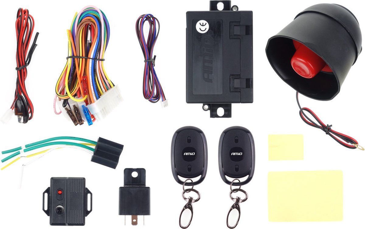 AMiO SafeDrive Pro CA14 - Geavanceerd Autoalarm Met Afstandsbediening - Laag Stroomverbruik - Universeel