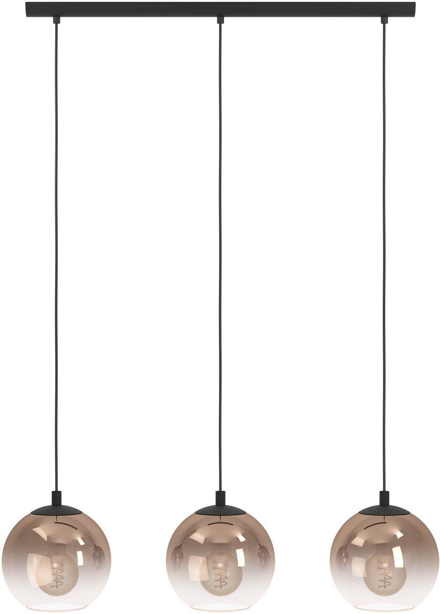 Eglo Ariscani 1 - Hanglamp - 3xE27 - Verstelbaar - Zwart/Koper