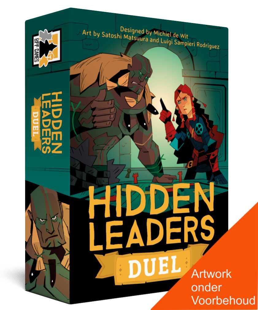 Gam'inBIZ Gamin'Biz Hidden Leaders Duel Nl - Bordspel Voor 2 Spelers - Strategisch En Snel Spel