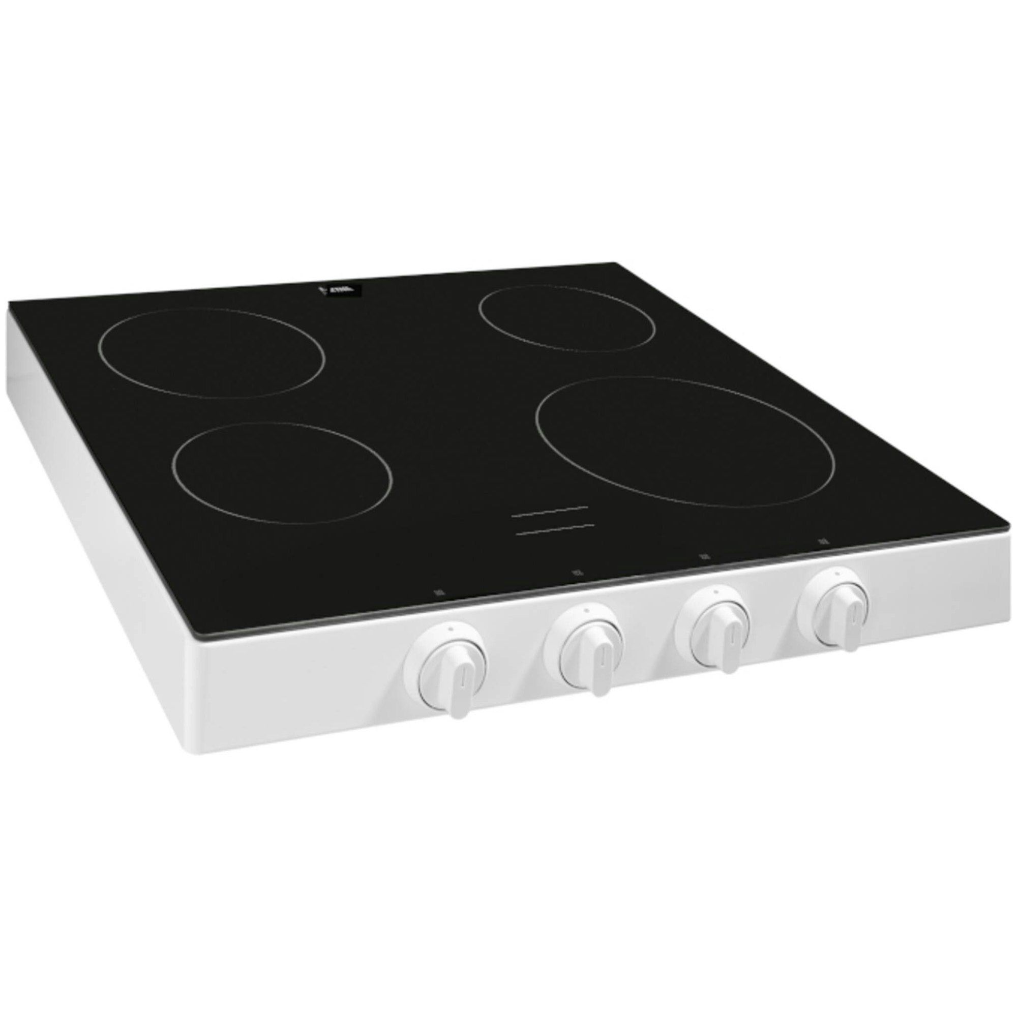 ETNA KCV154WIT - Vrijstaande kookplaat - 4 kookzones - Wit