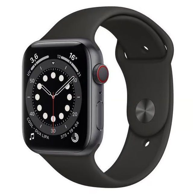 Apple Watch Series 6 40mm Cellular Titanium (Simlockvrij) - Zwart