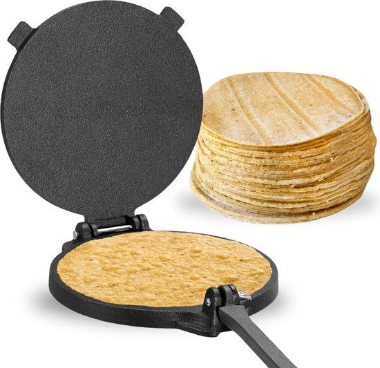 Merkloos Castex Authentieke Tortilla PersØ 20 Cm - Tortillapers - Tortilla Pan - Taco Maker