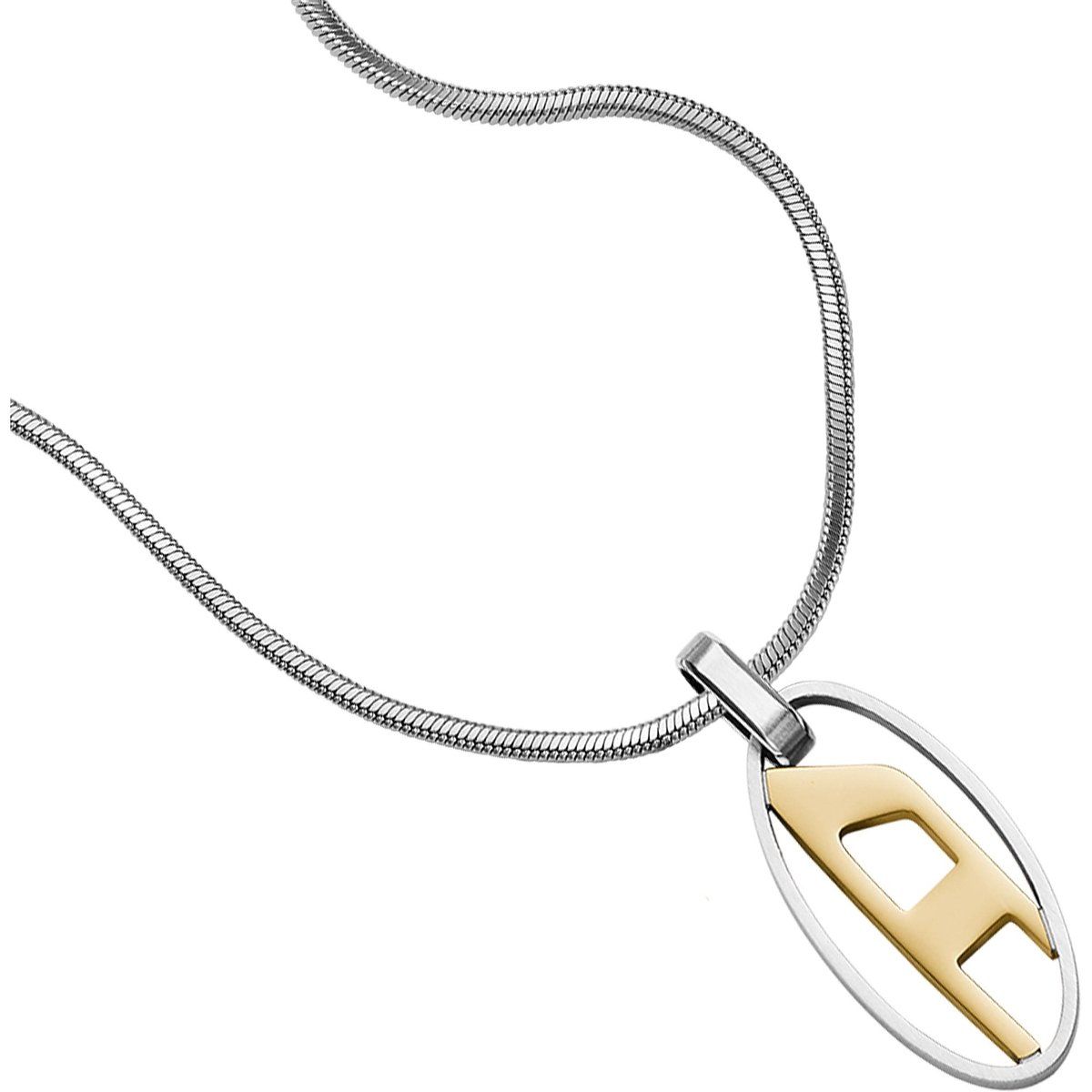 Diesel DX1421931 - Herenketting - 55 + 5 Cm - Roestvrij Staal