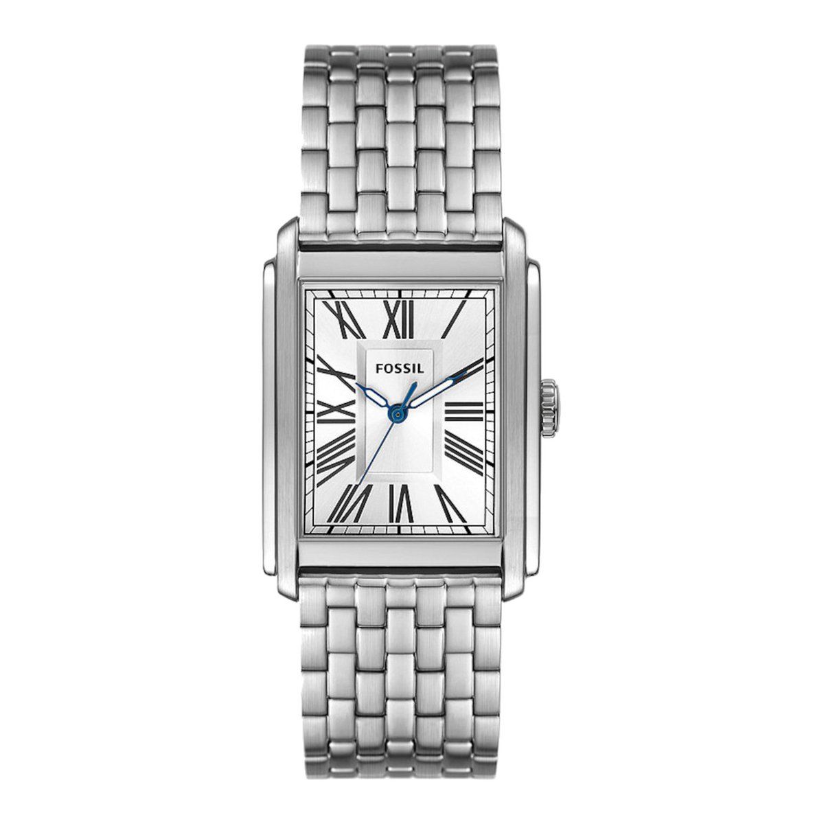 Fossil Carraway FS6008 - Polshorloge - 30 Mm - Zilverkleurig