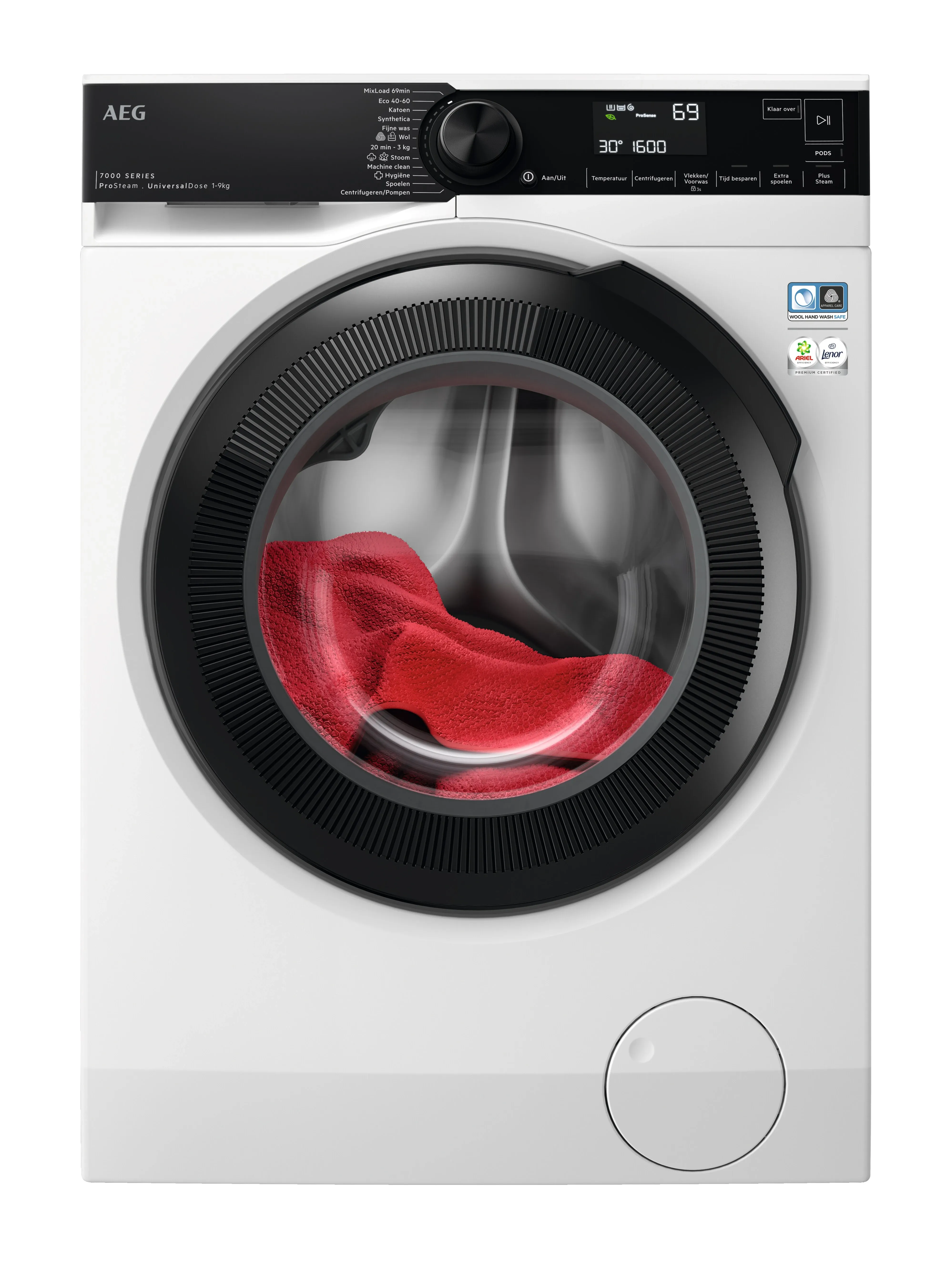 AEG LR7696UD4 - Wasmachine - UniversalDose - Steam refresh - 7000 serie