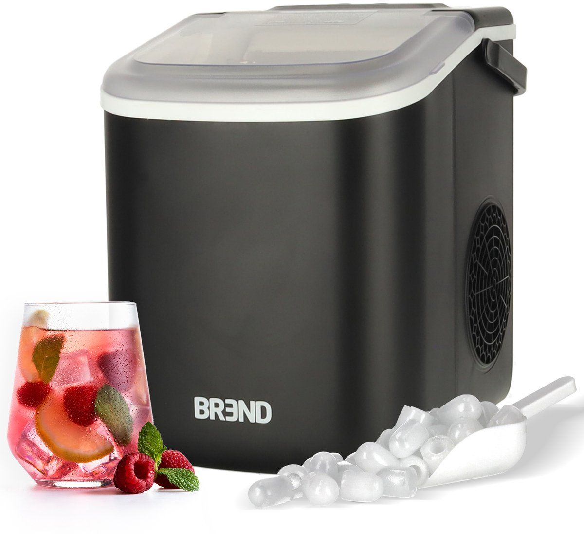 BREND BR-2213 - IJsblokjesmachine - 10 kg per dag - Zwart