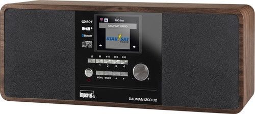 IMPERIAL DABMAN i200 CD - Hybride Radio - DAB+ FM Internet Bluetooth CD-speler - Bruin