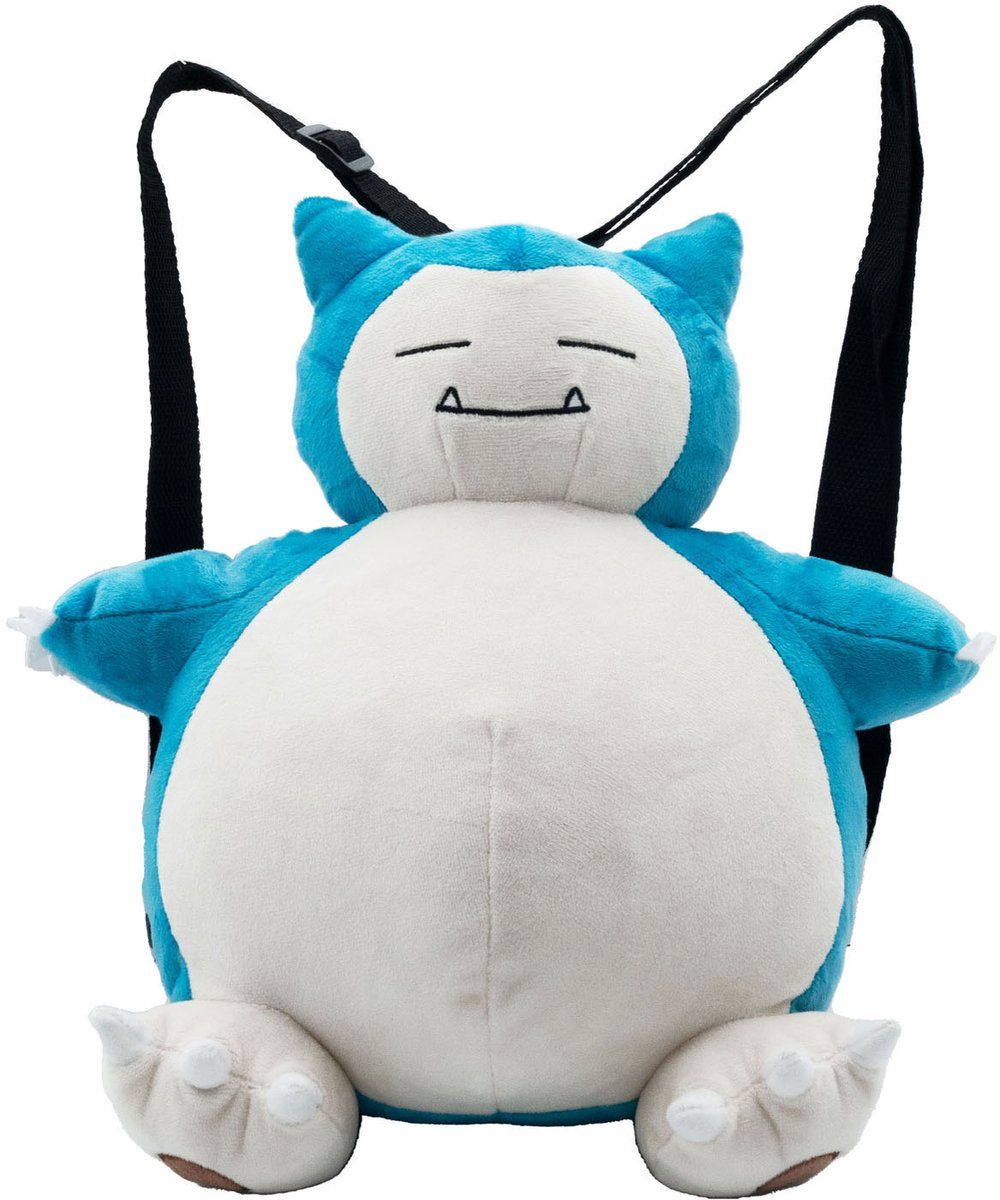 Pokémon Snorlax - Pluche Rugzak - 36 Cm - Zachte Pluche