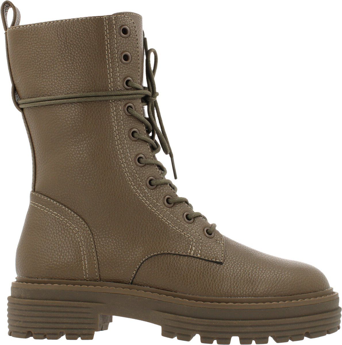 Bullboxer - Boot - Veterboots Met Gespen - Donkerbruin - 40