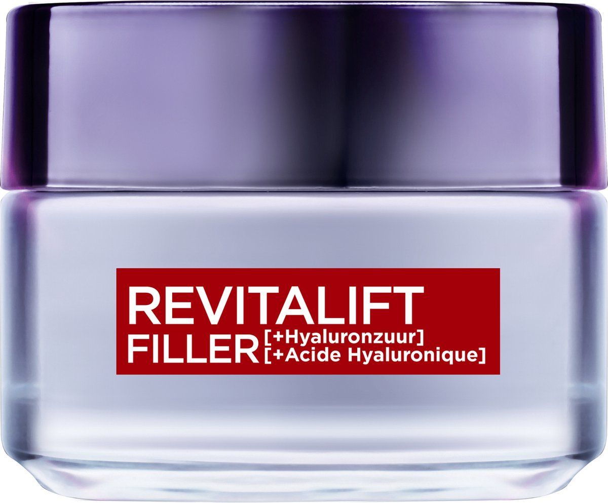 L’Oréal Paris Revitalift Filler Dagcrème - Verouderende huid, Gecombineerde huid, Normale huid, Gevoelige huid - 50ml