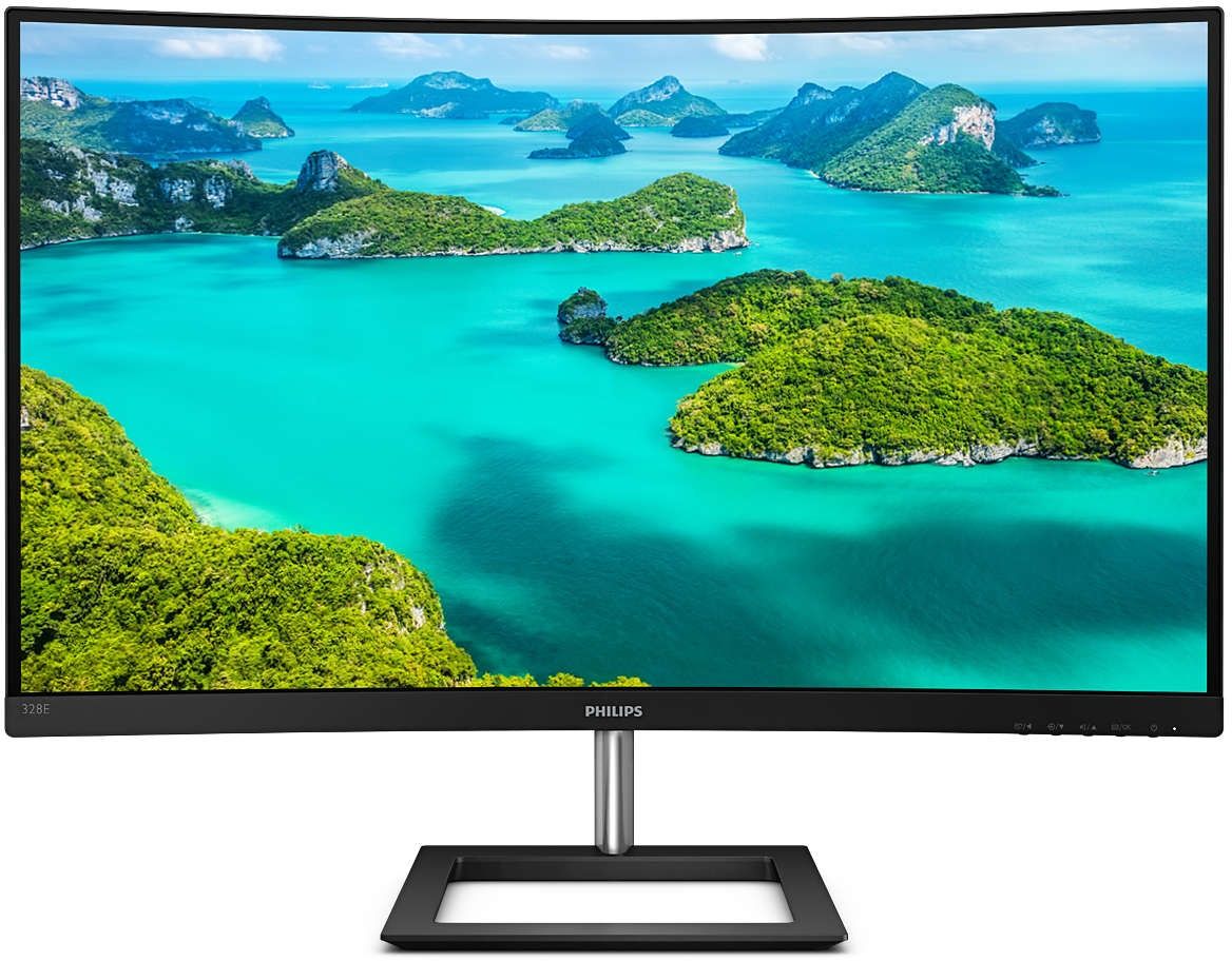 Philips Zwart E-Line 328E1ca - Lcd Monitor 31,5"4K 1500R