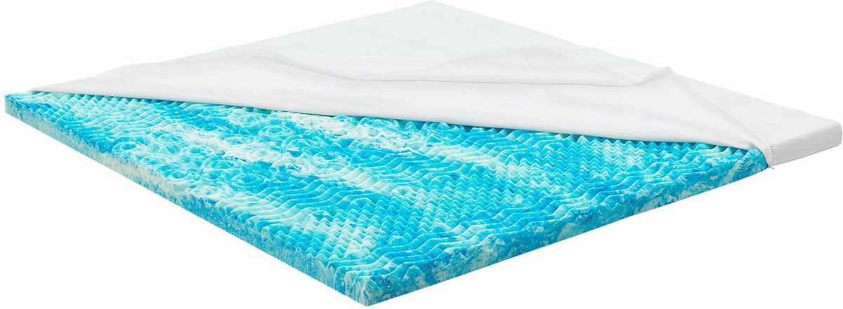 Juskys Topmatras - Traagschuim 180 X 200 Cm - H2/H3 - Wit