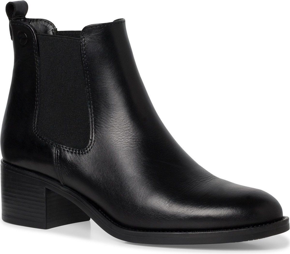 Tamaris 1-25026-41 - Dames Chelseaboot - Touch-It Technologie - Zwart